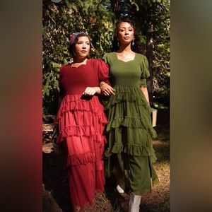 EUC Olive JessaKae Daphne dress 1XL